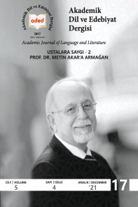 Ustalara Saygı - 2: Prof. Dr. Metin Akar'a Armağan
