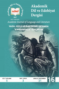 Yazılı, Sözlü ve Elektronik Ortamda "Kahramanlık" Özel Sayısı